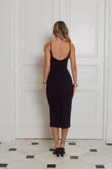 Luxe Collective Midi Dress Black