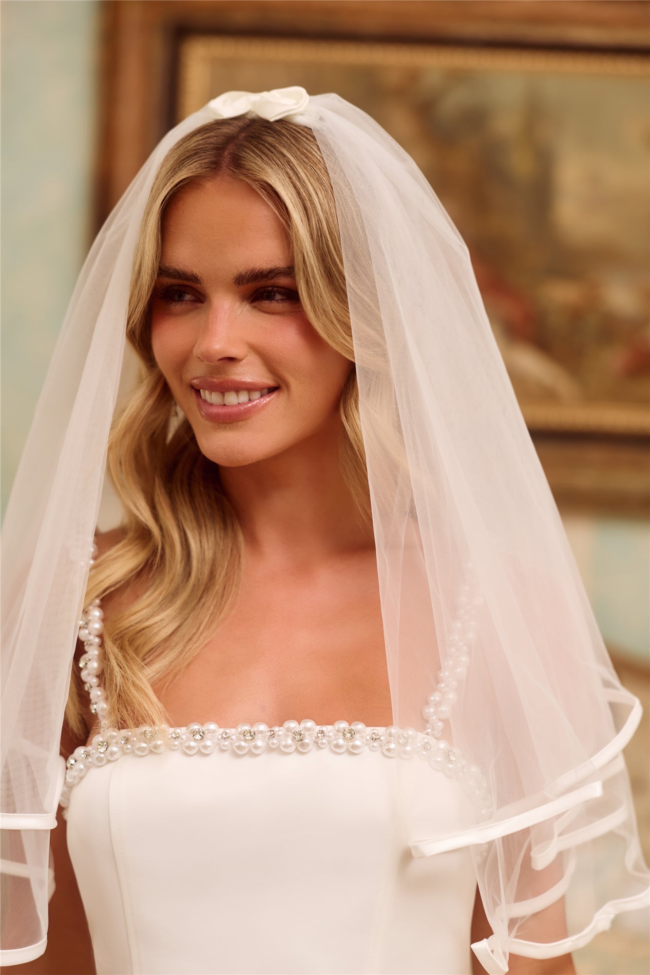 Lovebirds Veil White