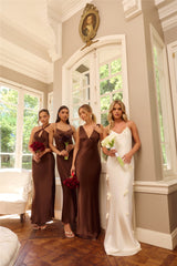 Honeyed Petals Satin Maxi Dress Cream