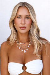 Ocean Pearls Necklace 3pk Gold