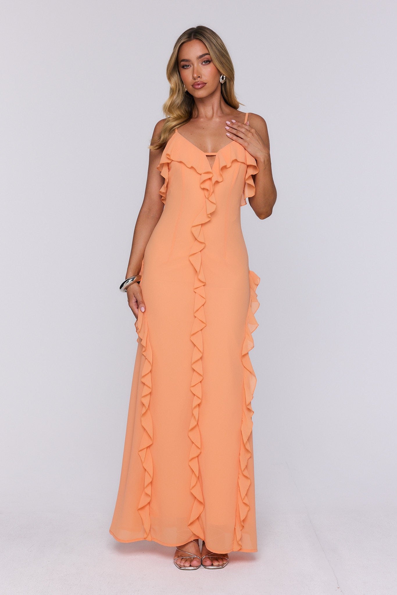 Nothing Less Maxi Dress Orange