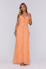 Nothing Less Maxi Dress Orange