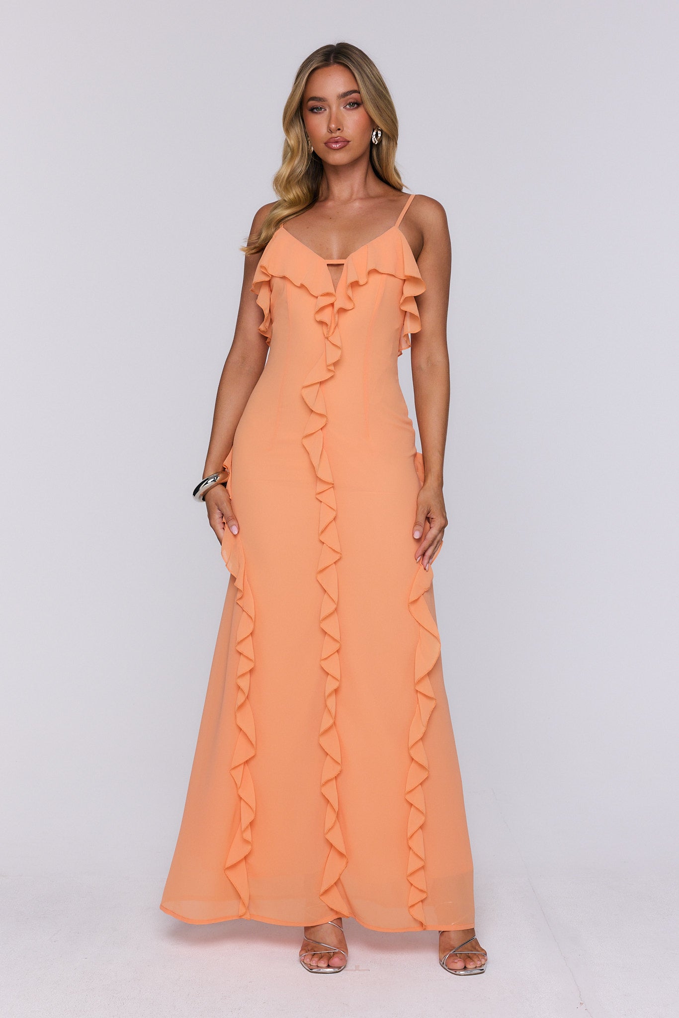 Nothing Less Maxi Dress Orange