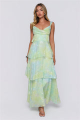 Easy Silence Maxi Dress Green