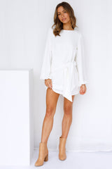 Life Out There Dress White