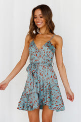 Clearly Seen Dress Teal