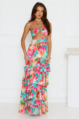 Fiesta In Paradise Maxi Dress Floral