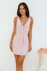 Girly Flair Mini Dress Pink