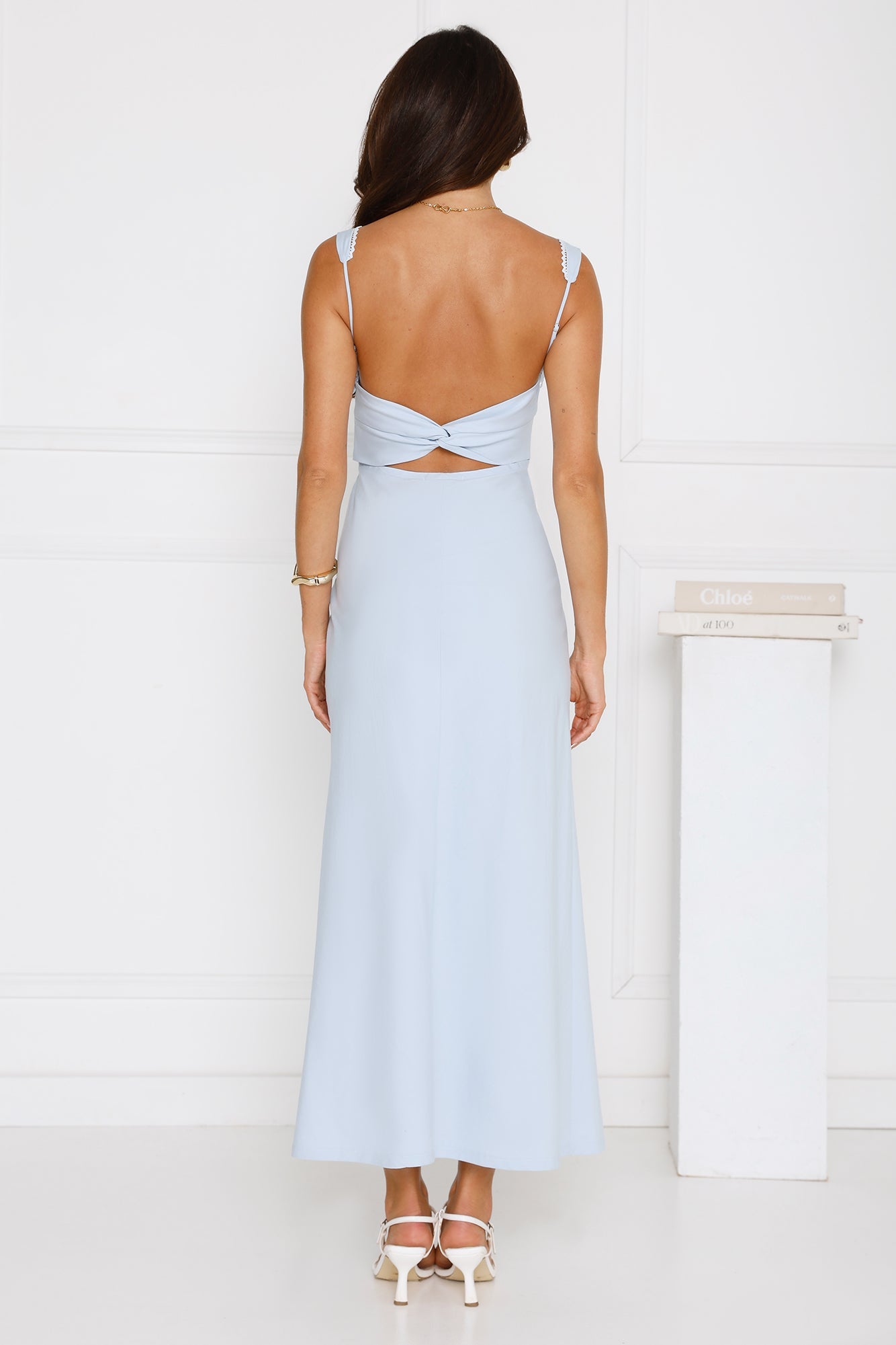 Celebration Sunshine Maxi Dress Blue