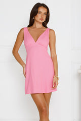 Flirt Like Sunshine Mini Dress Pink