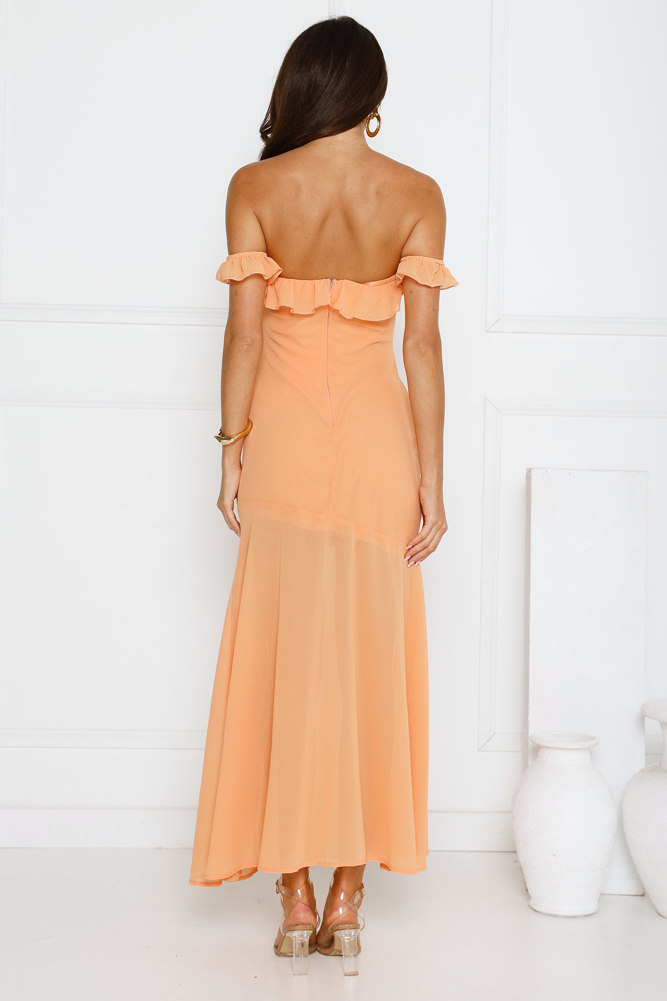 Flirt With Style Maxi Dress Orange