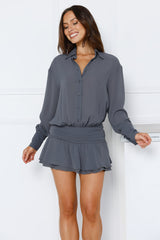 Girls Girls Girls Mini Dress Dark Olive