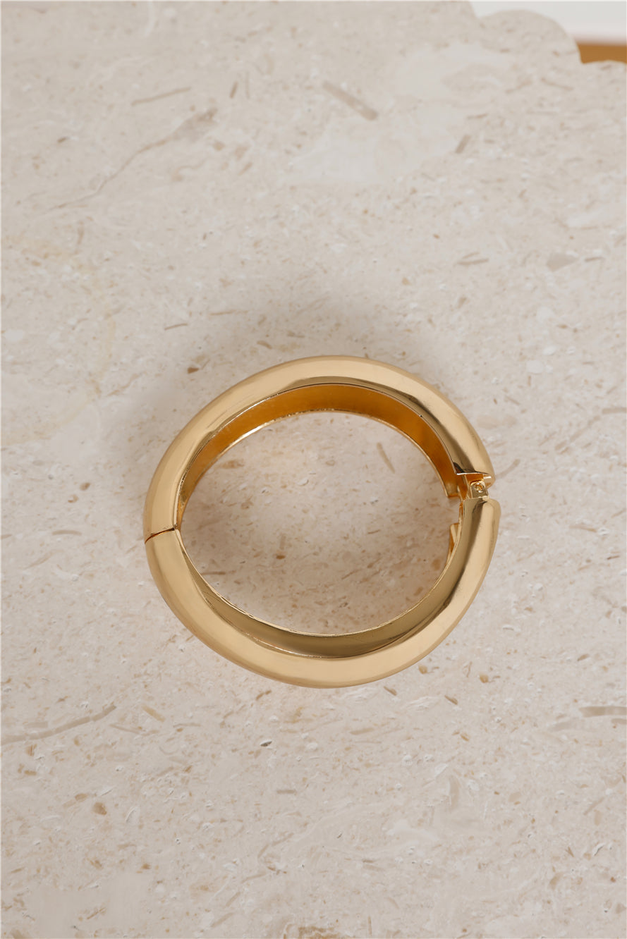 18k Gold Plated Fabulous Bangle Gold