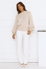 First Light Knit Sweater Cream