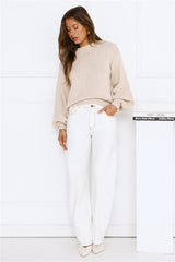 First Light Knit Sweater Cream