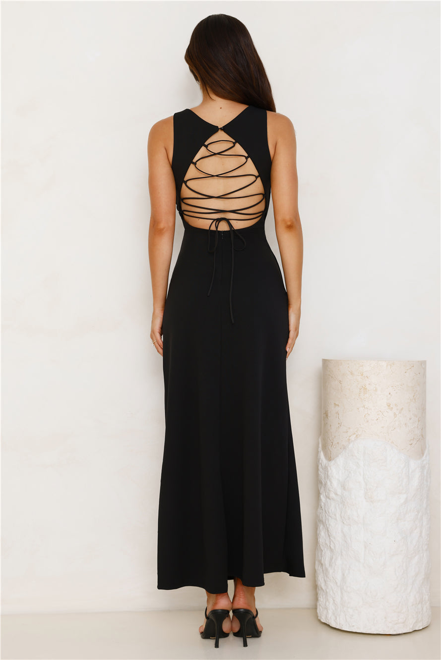 Girl Guide Maxi Dress Black