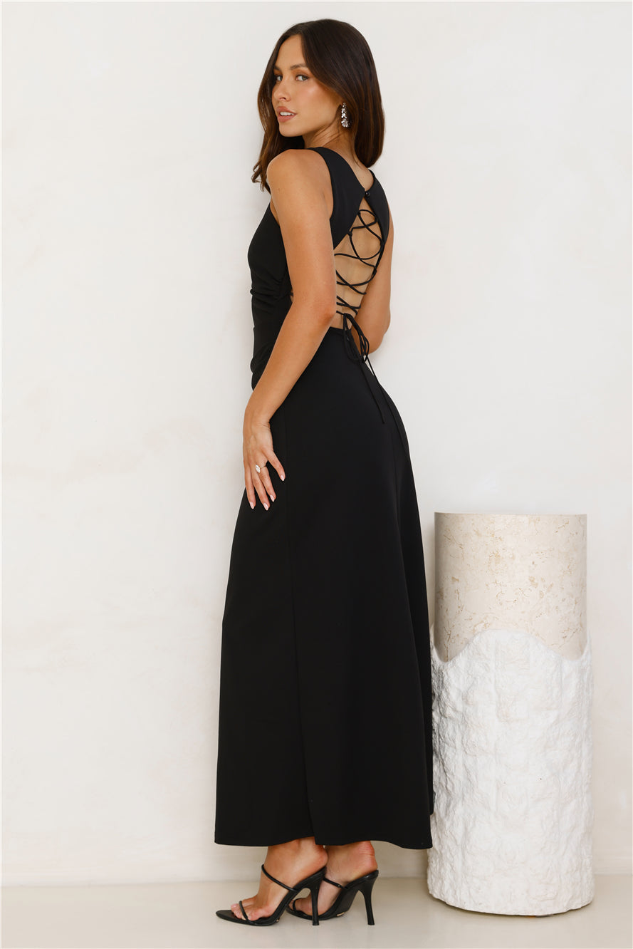 Girl Guide Maxi Dress Black