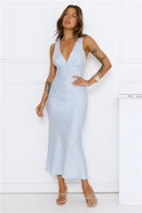 Harbour Bloom Midi Dress Blue