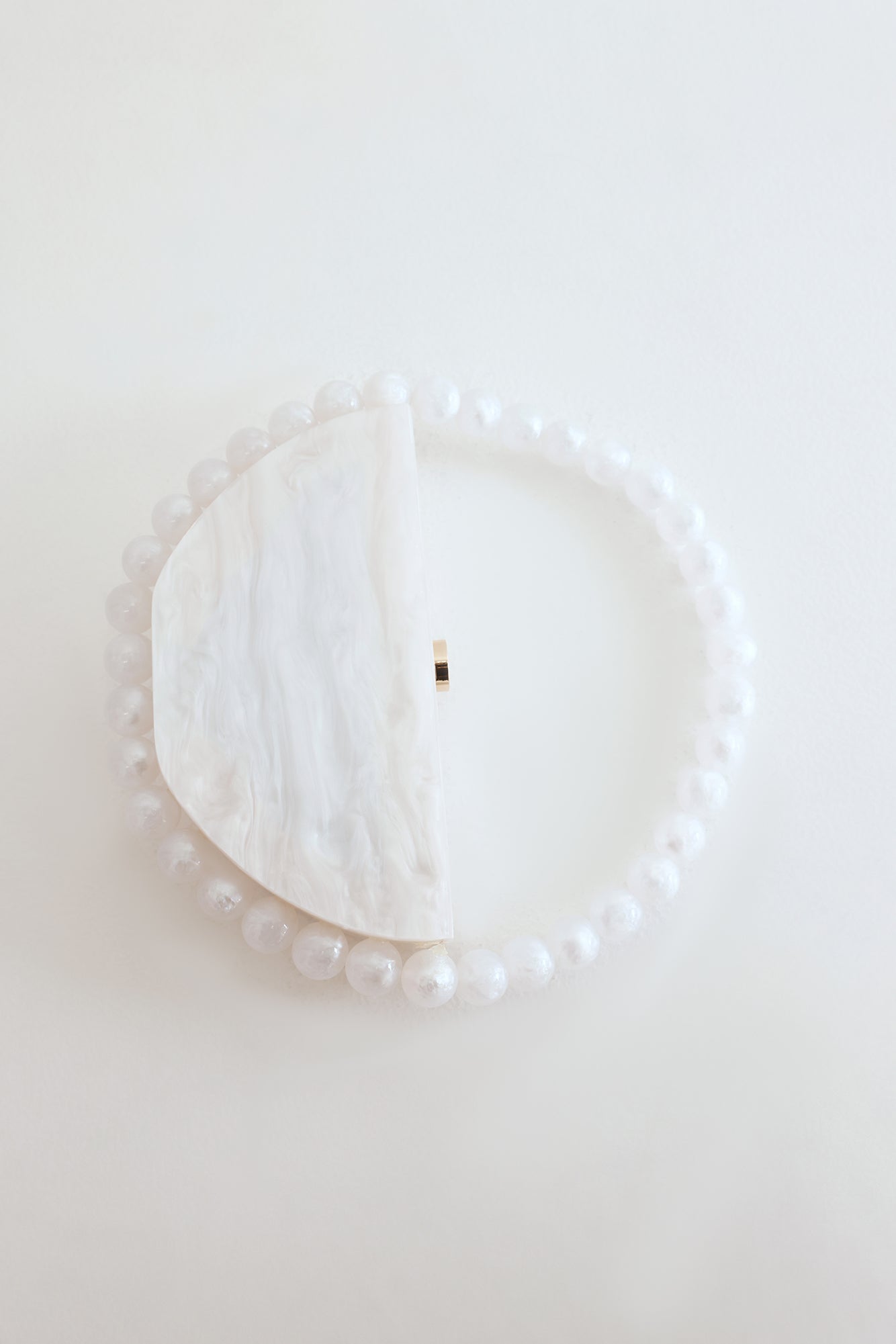 Bayside Clutch White