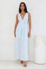 Live Loud Maxi Dress Blue