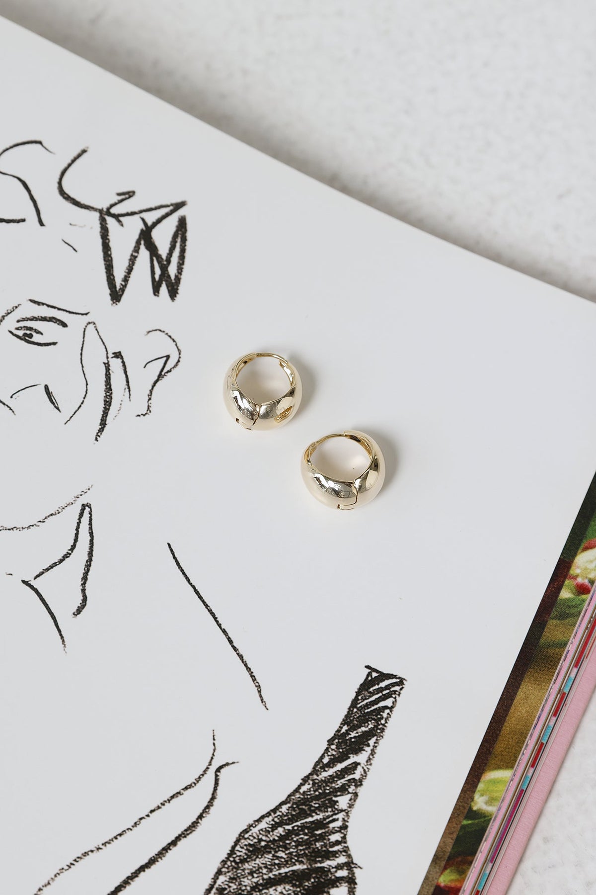 18k Gold Plated Frolic Earrings Gold