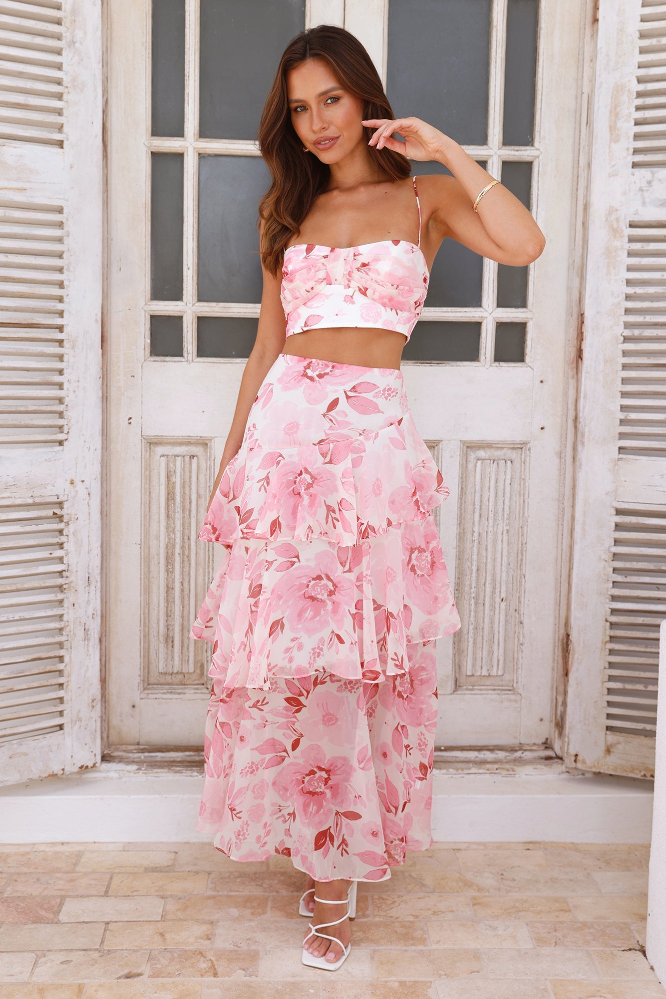 Mystical Moments Crop Top Pink