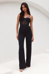 Mission To Party Jumpsuit Black