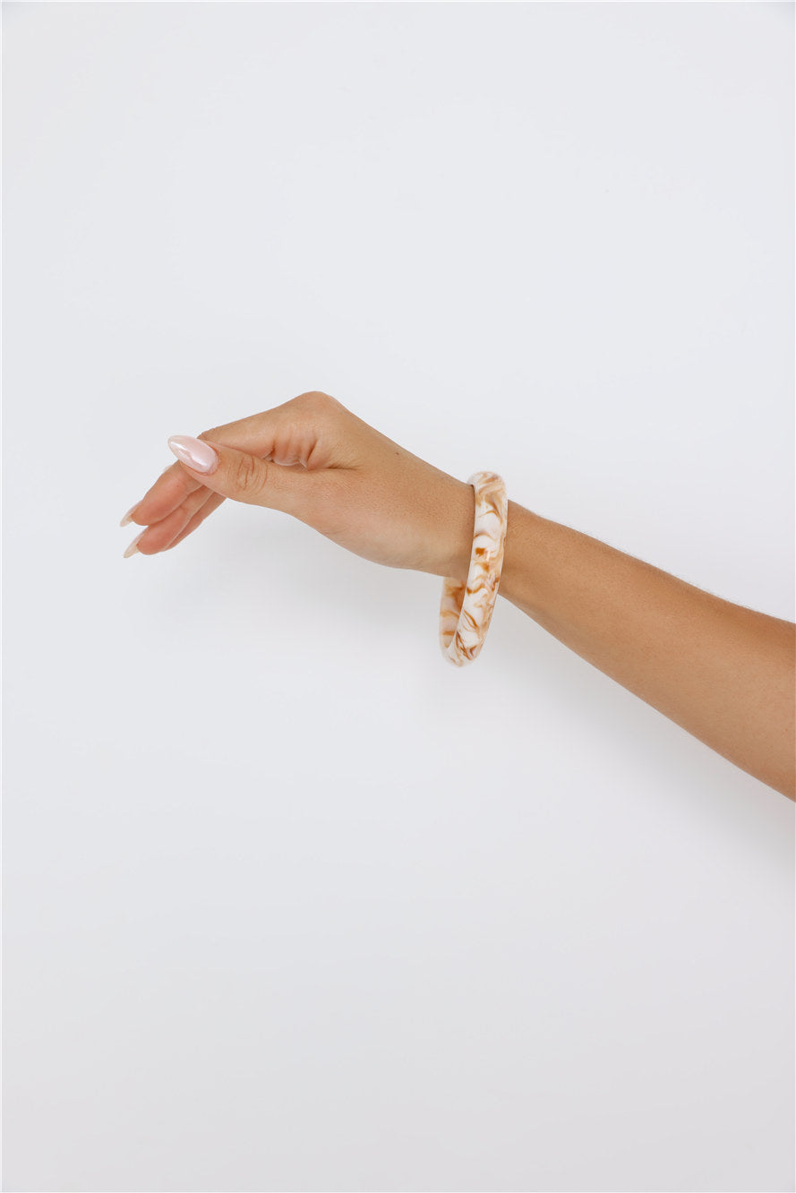 Love Thoughts Bangle Nude