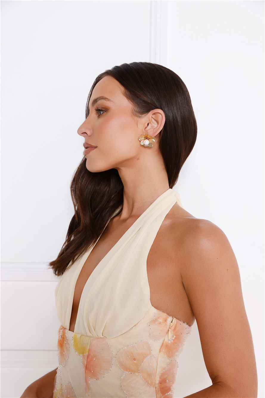 Freshly Picked Earrings Gold