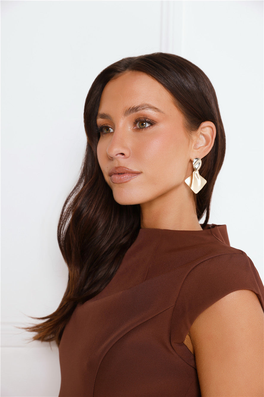Day In The Life Earrings Gold