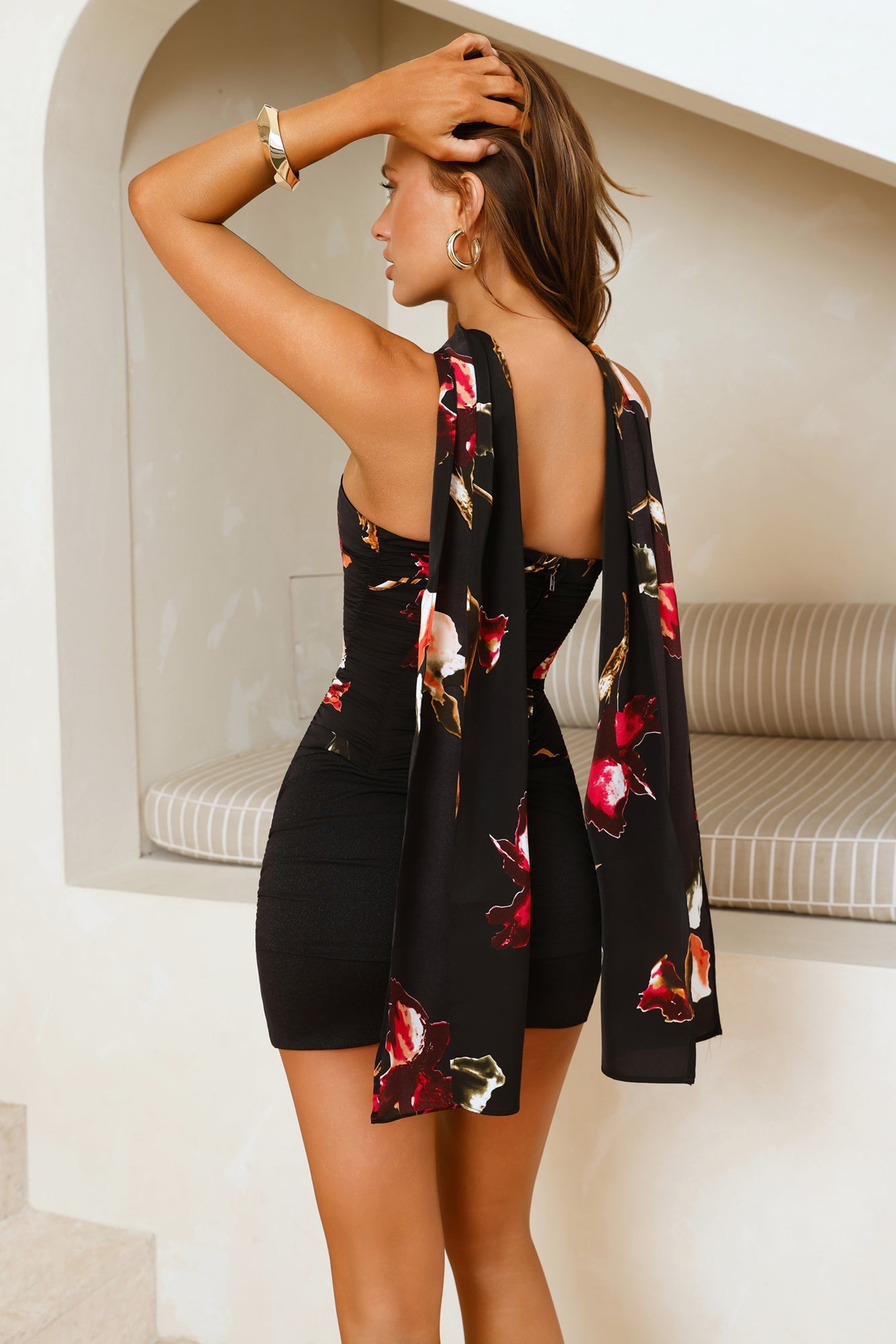 Island Bodice Onyx Floral