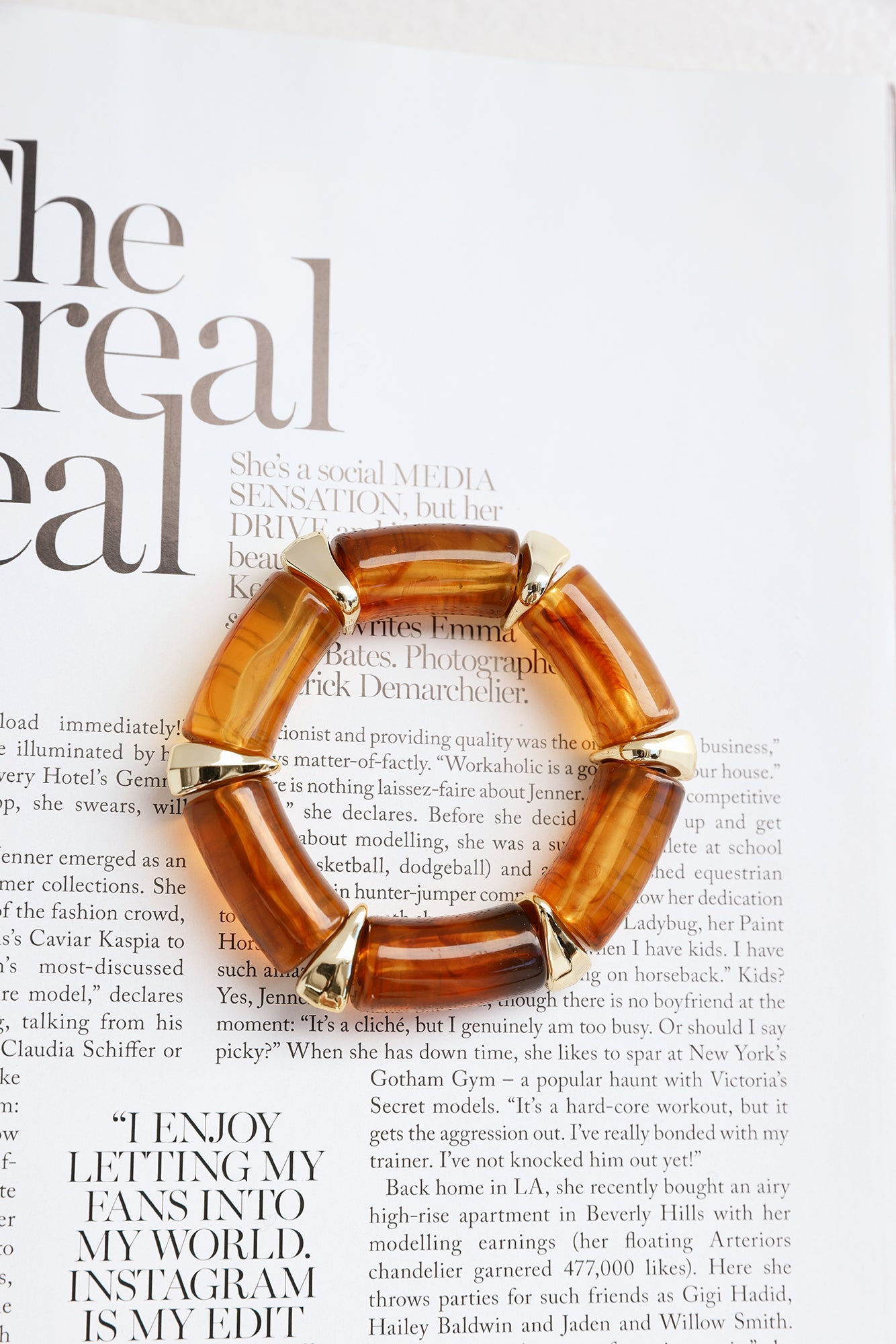 Elevate The Vibe Bangle Brown
