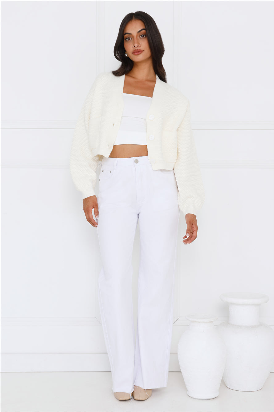 Alaska Knit Cardigan Cream