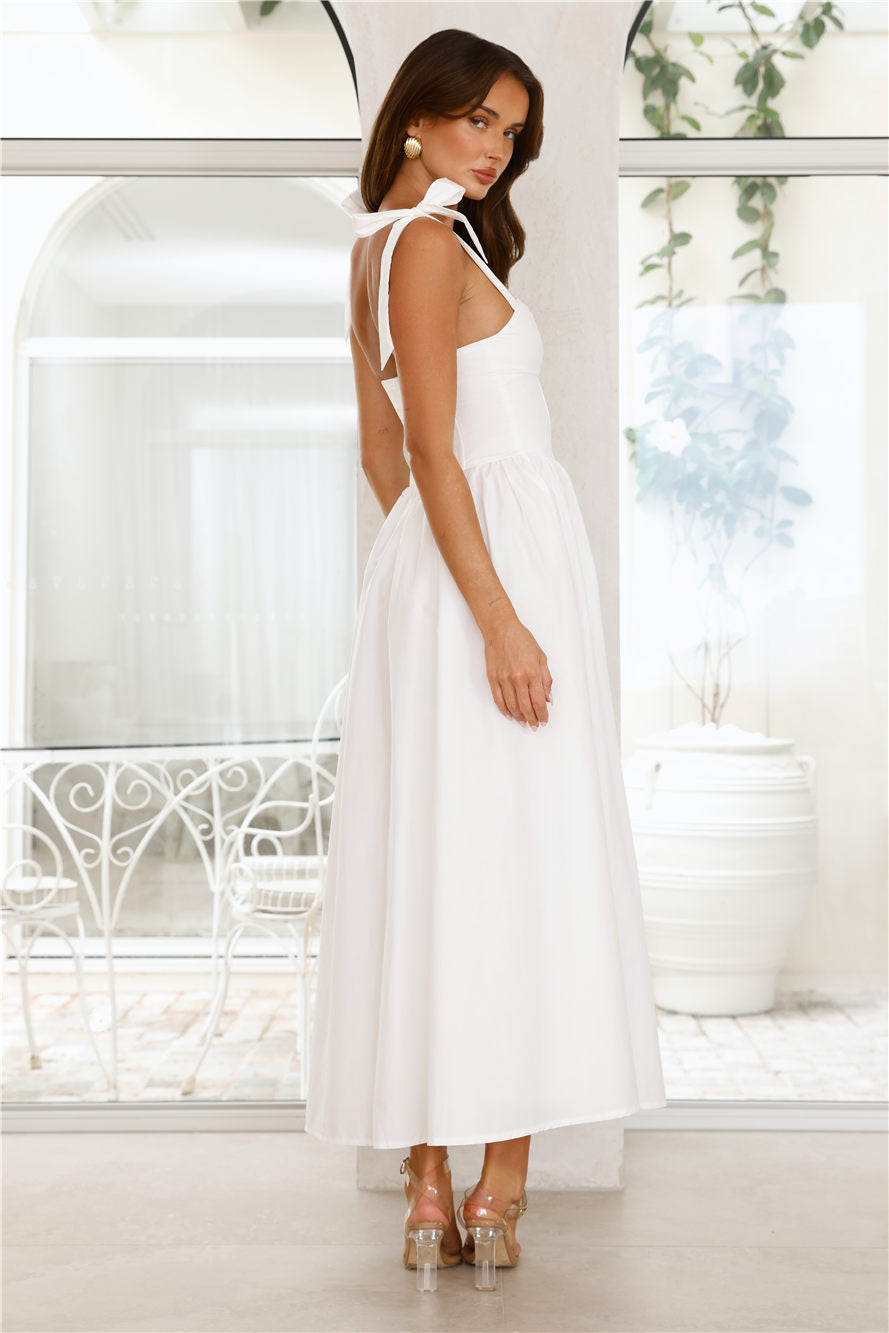 Magical Dream Maxi Dress White