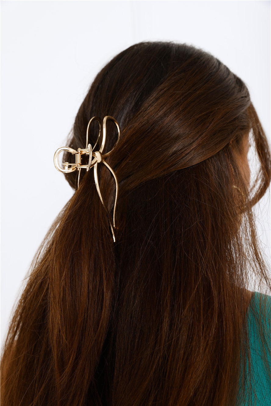 Coquette Vibe Claw Clip Gold