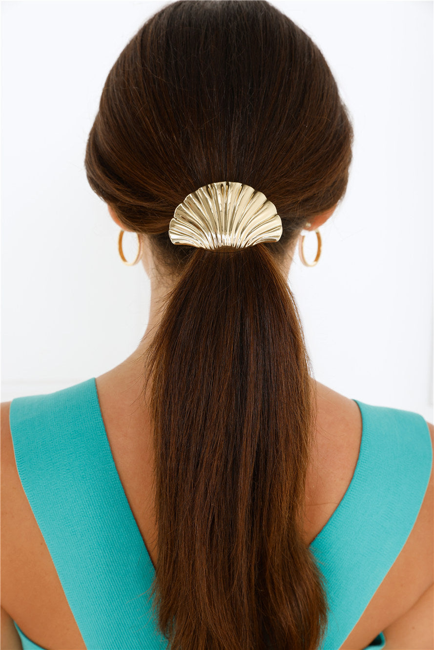 Girl Of The Sea Hair Tie Gold