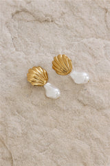 Beach Soiree Earrings Gold