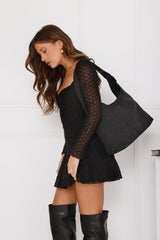 Jami Bag Black Suede