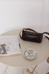 Hailey Shoulder Bag Merlot Shine