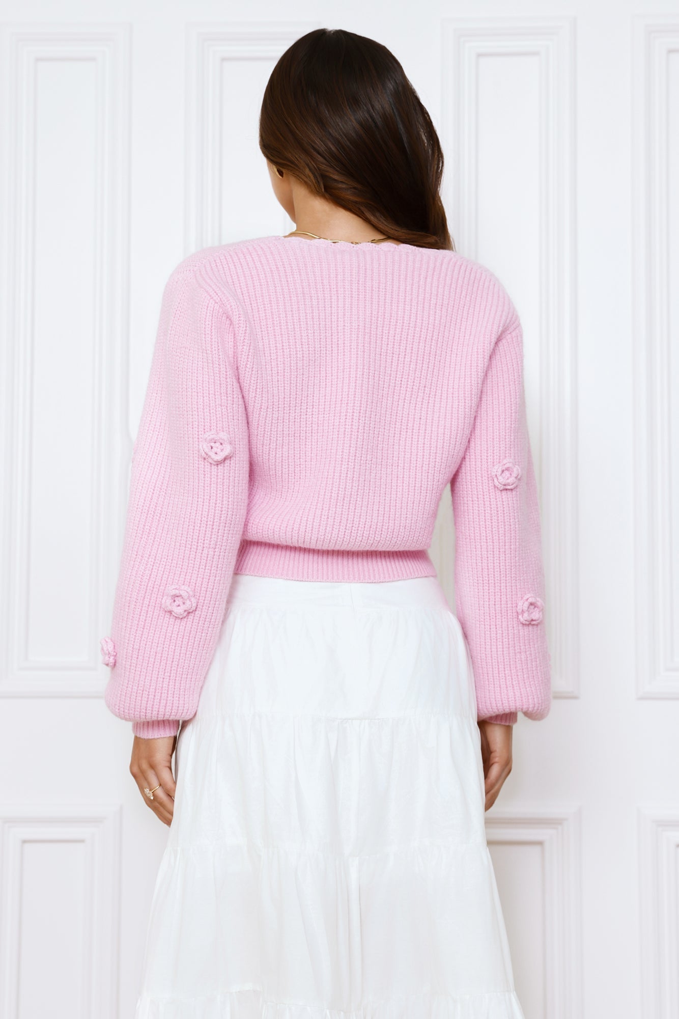 Blooming Delights Cardigan Pink