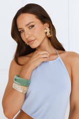 Crystal Seas Bangle Aqua