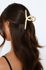 Lexi Claw Clip Yellow