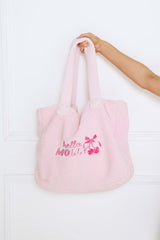 Fluffy Tote Bag Pink