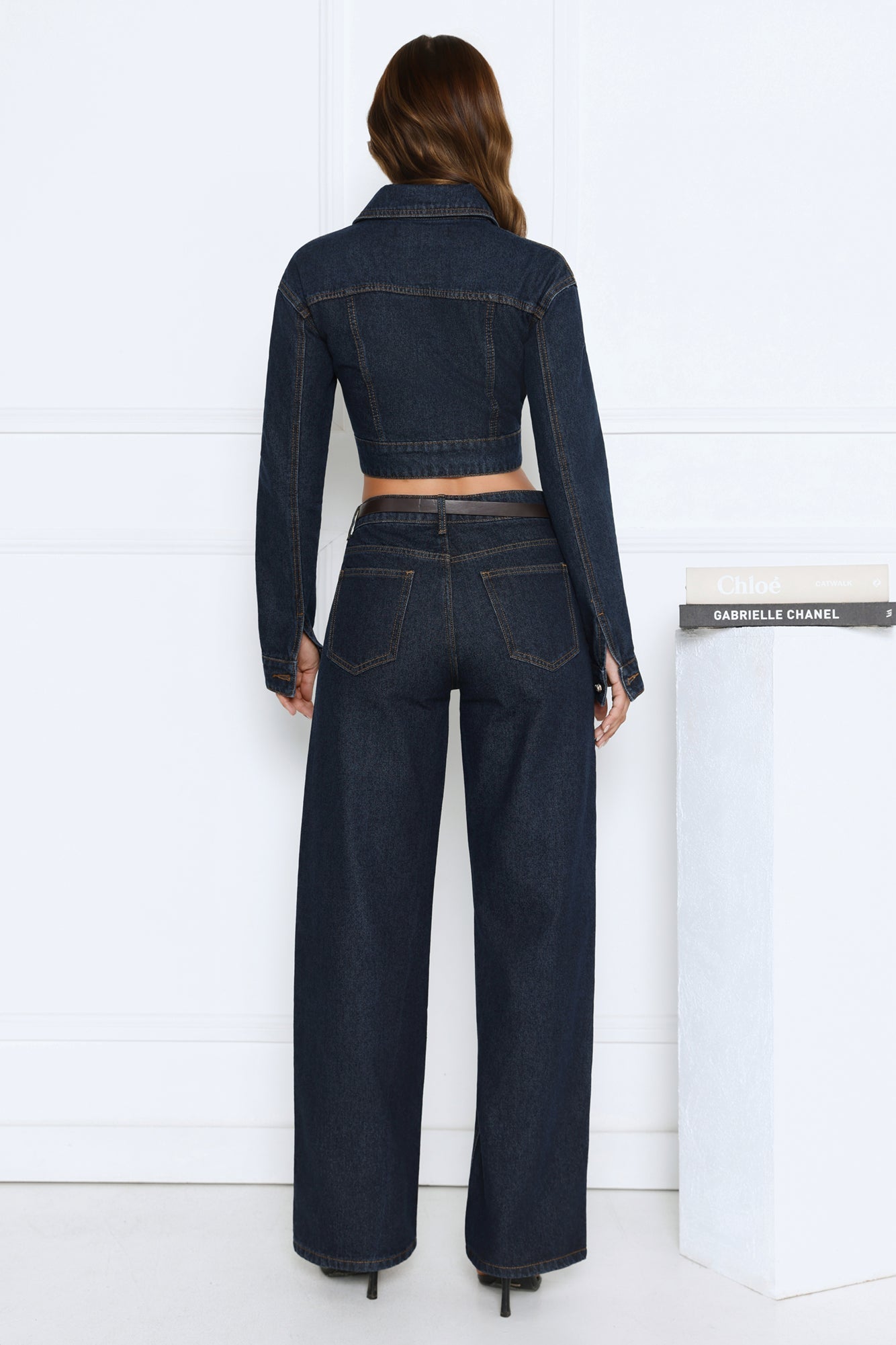 Daydream Crop Jacket Indigo
