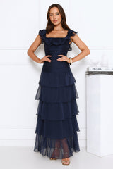 Dreamweaver's Kiss Maxi Dress Navy