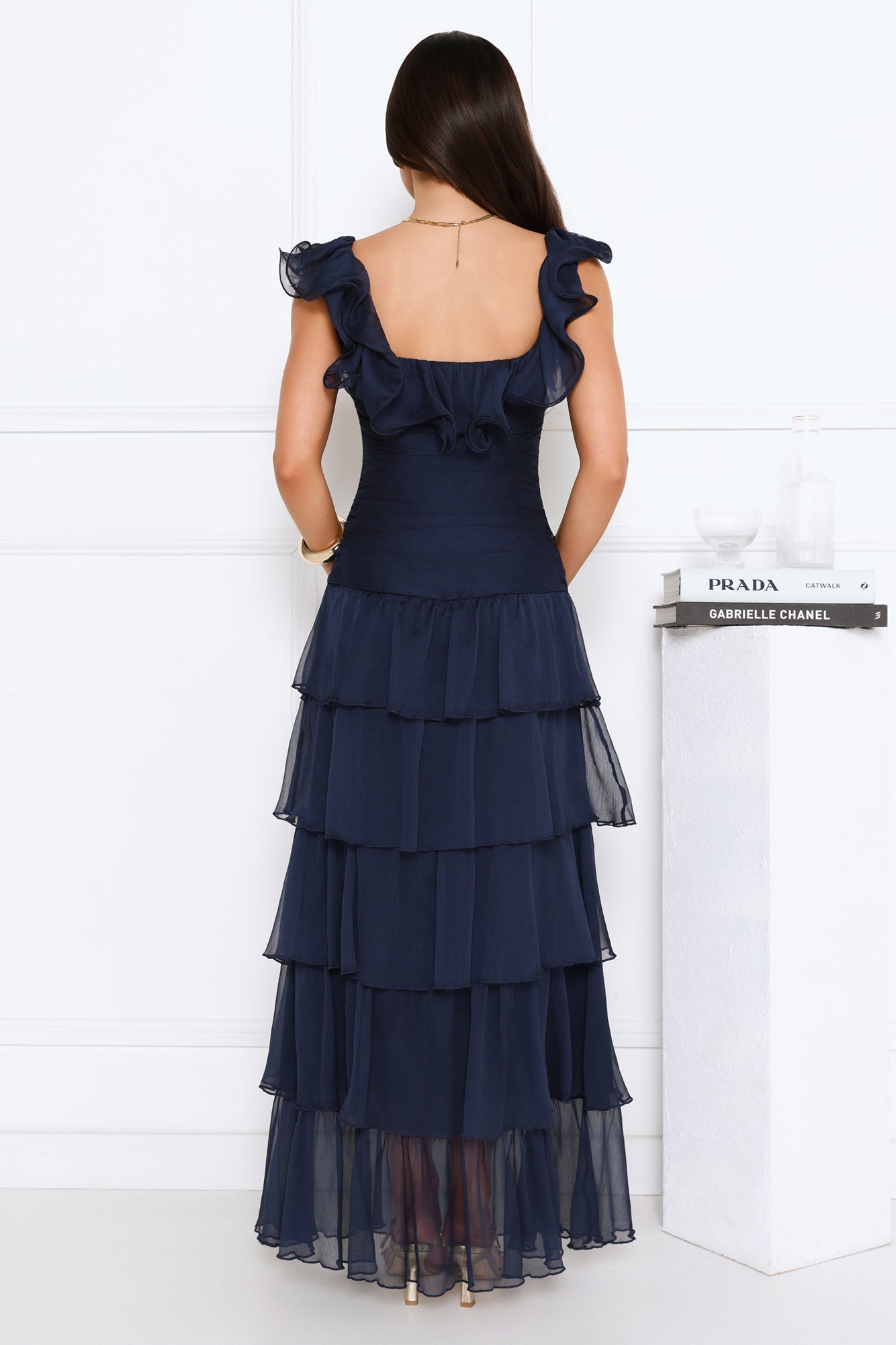 Dreamweaver's Kiss Maxi Dress Navy