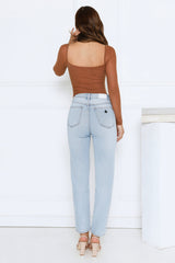 Decadent Style Mesh Long Sleeve Crop Top Brown