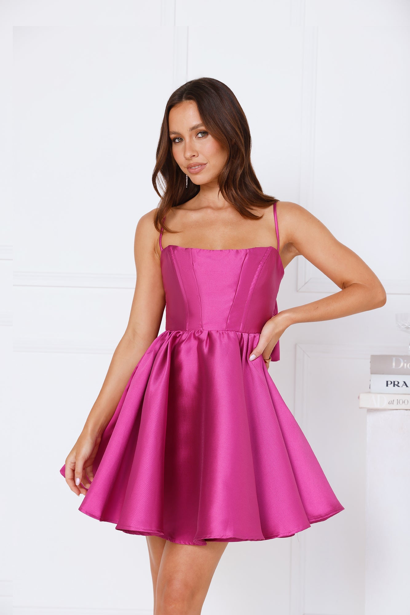 One Day Mini Dress Magenta