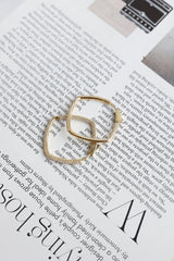 Dahliana Hoop Earrings Gold