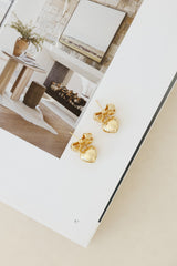 Love Bow Earrings Gold